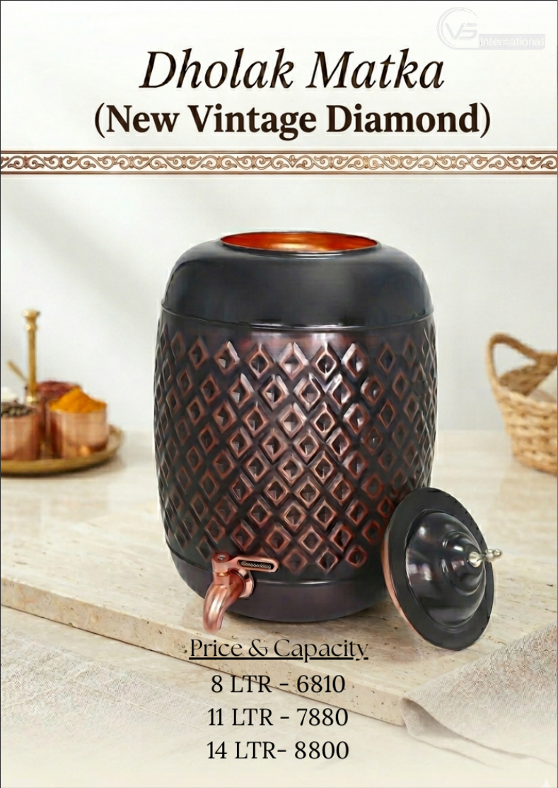 Dholak Matka (New Vintage Diamond)