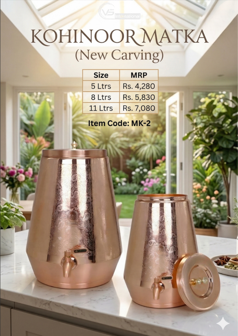 Kohinoor Matka (New Carving)